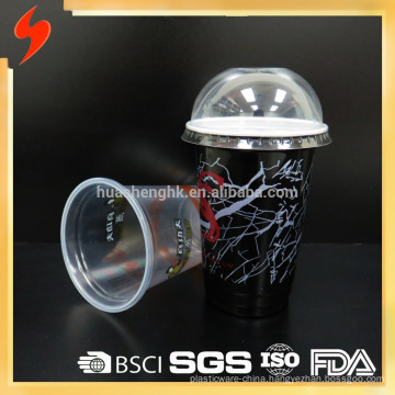 16oz Clear PP Disposable Party Cup with Lid